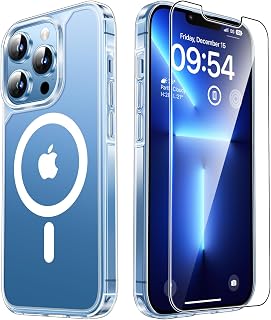 TAURI for iPhone 13 Pro Case, Compatible with MagSafe, Clear