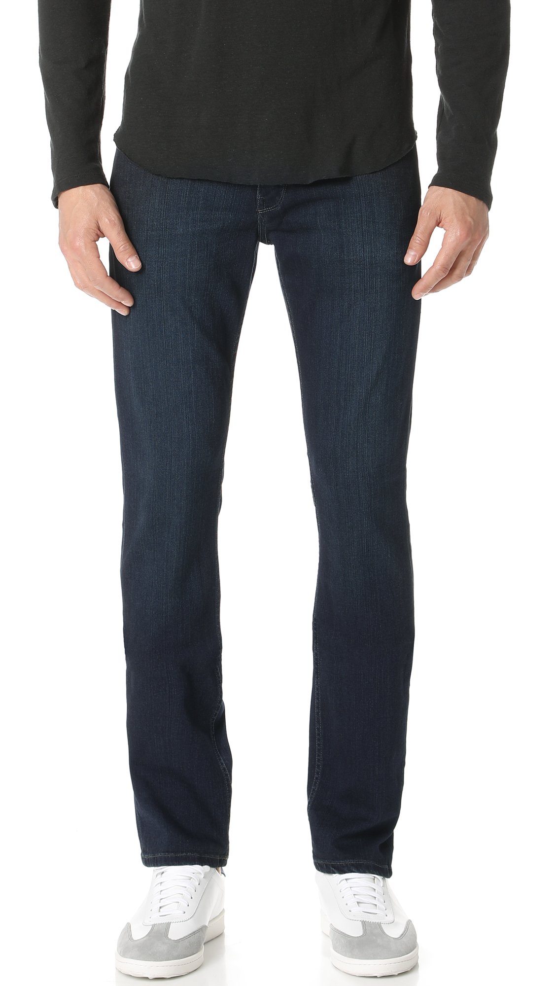 Paige Men's Federal Transcend Slim Fit Straight Leg Trousers