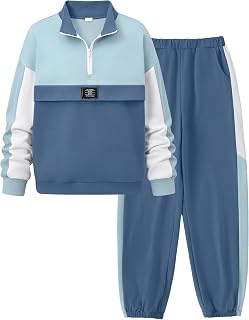 GEMLON ボーイズ 服 ハーフジップ トップス カラーブロック 2ピース ボーイズ 衣装 サイズ 6-14