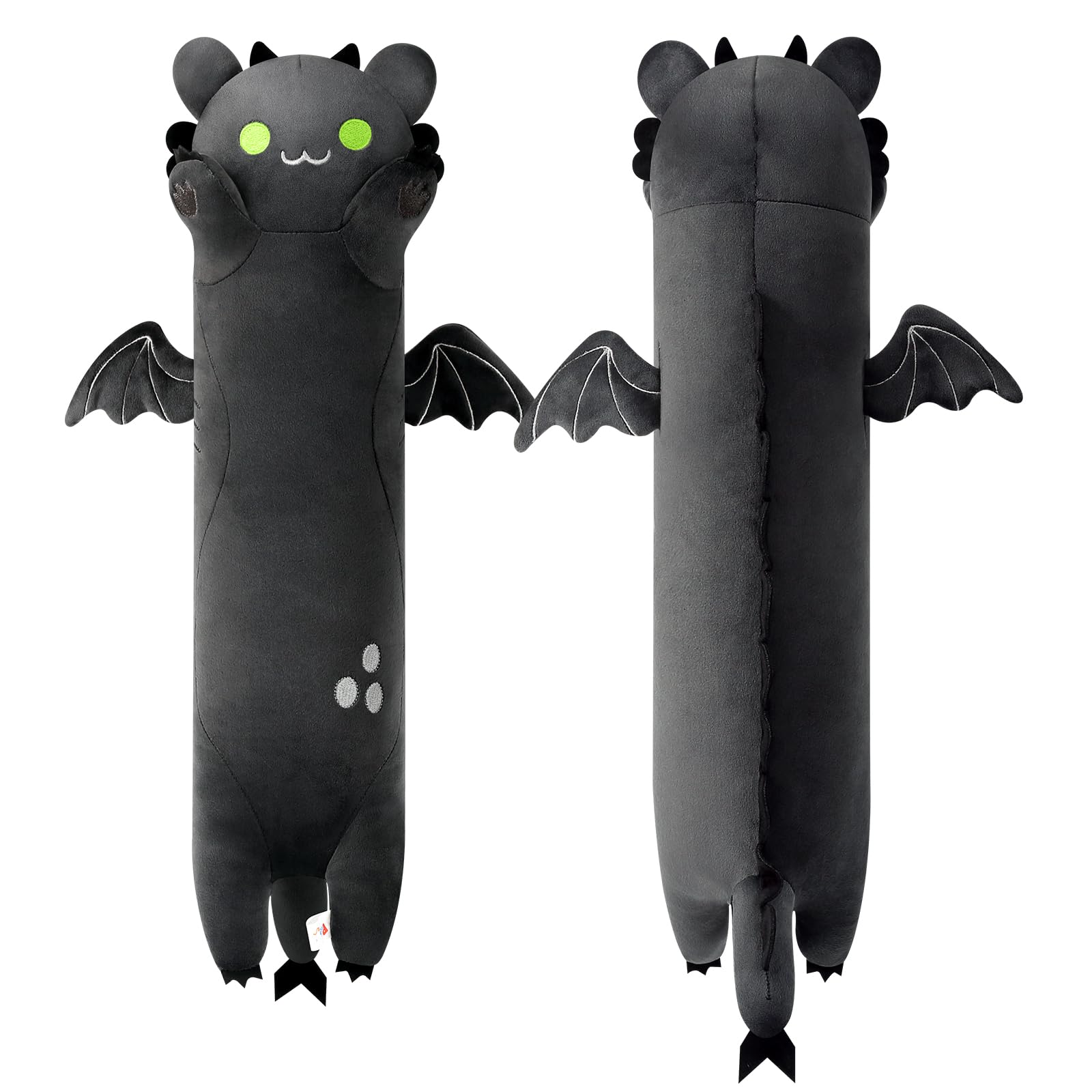 PEACH CAT Long Dragon Cat Plush Pillow Cute Dragon Cat Stuffed Animal for Boys a