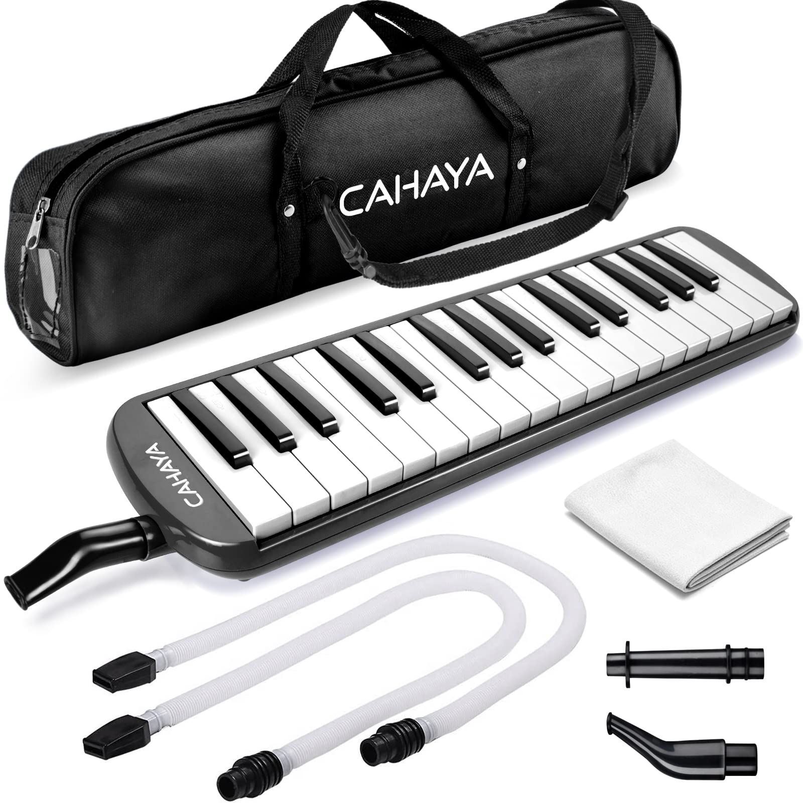 Melódica CAHAYA, Piano de Viento con 32 Teclas, Incluye Tubo de Soplado, Boquill