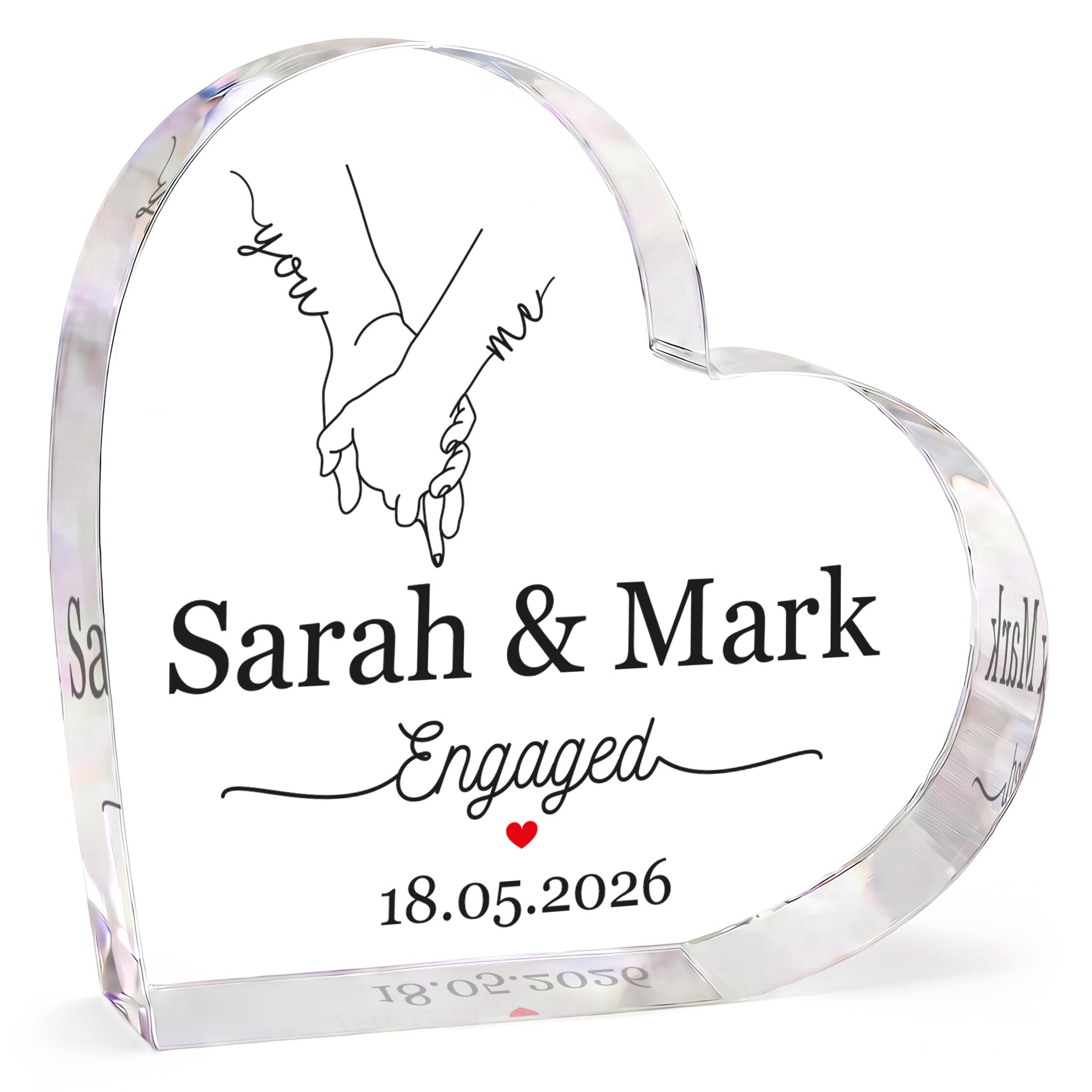 Engagement Gifts For Couples Friends Her Him, Personalised Gifts For Engaged Cou