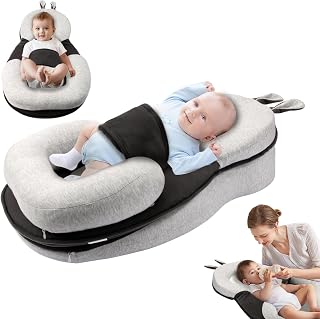 Joehea Baby Lounger, Dual-Function Removable Machine-Washable Pad | Lightweight and Portable