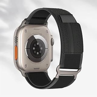 Trail Loop Nylon Watch Strap Compatible with Apple Watch Ultra 3/2/1 Series 11/10/9/8/7/6/SE/5/4/3 Unisex Strong Elastic Sport Watch Band for iWatch 49mm 46mm 45mm 44mm 42mm 41