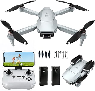 Drones for Adults with Camera 1080P, Mini Drone with Camera | 1080P Camera, Altitude Hold, One Key Take Off/Landing, 3D Flip, 3 Speed Mode, 2 Batteries