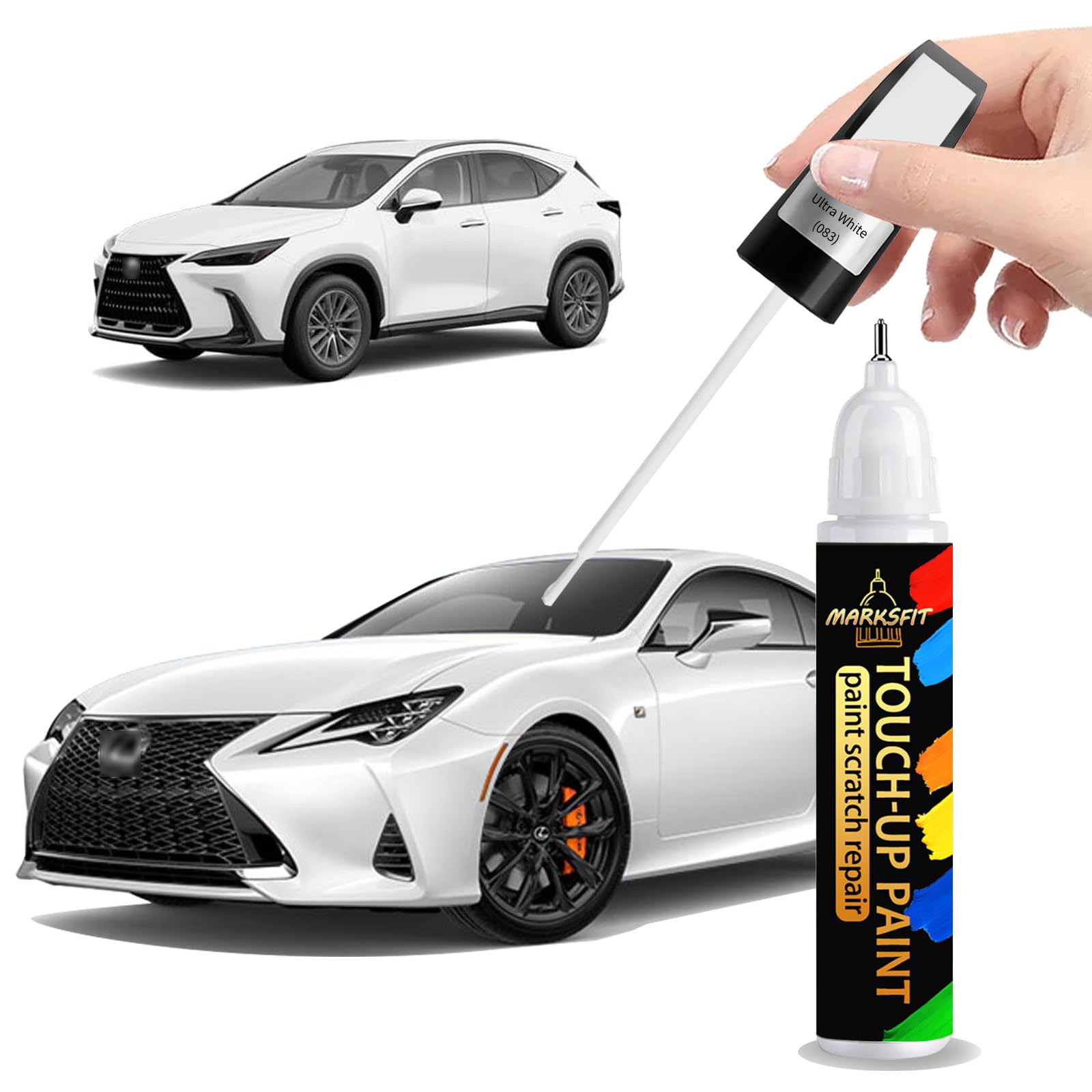 Ultra White(083) Touch Up Paint Pen Compatible with Lexus