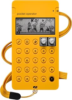 Teenage Engineering CA-X, Universal Pocket Operator Cover (Silicone Case, Professional Touch Feel, Non-Slip Feet, Battery Protection), Yellow