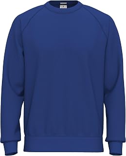 SoftSpun Men's Sweatshirt without Hood | Men's Crew Neck Cotton Sweatshirt | Casual Sweatshirt for Work and Gym
