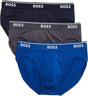 BOSS Mens pack of logo waistband briefs