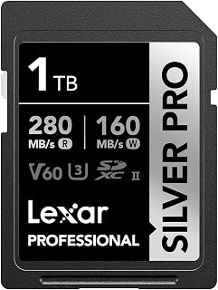Lexar SILVER PRO SD Card 1TB UHS-II SDXC Memory Card