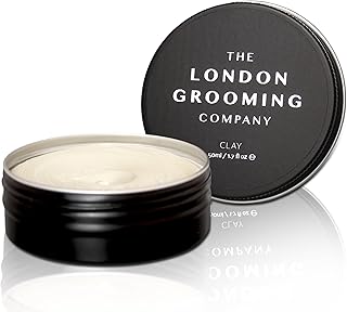 The London Grooming Company Hair Clay For Men Matte | Mens Hair Clay Matte | Firm All-Day Hold | Matte Clay Hair Product for Men | Matte Hair Clay | Easy To Wash Out | 1.7 Fl Oz (50ml)