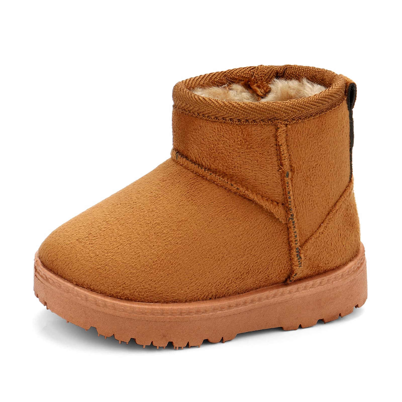 MK MATT KEELY Baby Winter Booties for Toddlers Kids Boy Girl Warm Snow Boots Plu