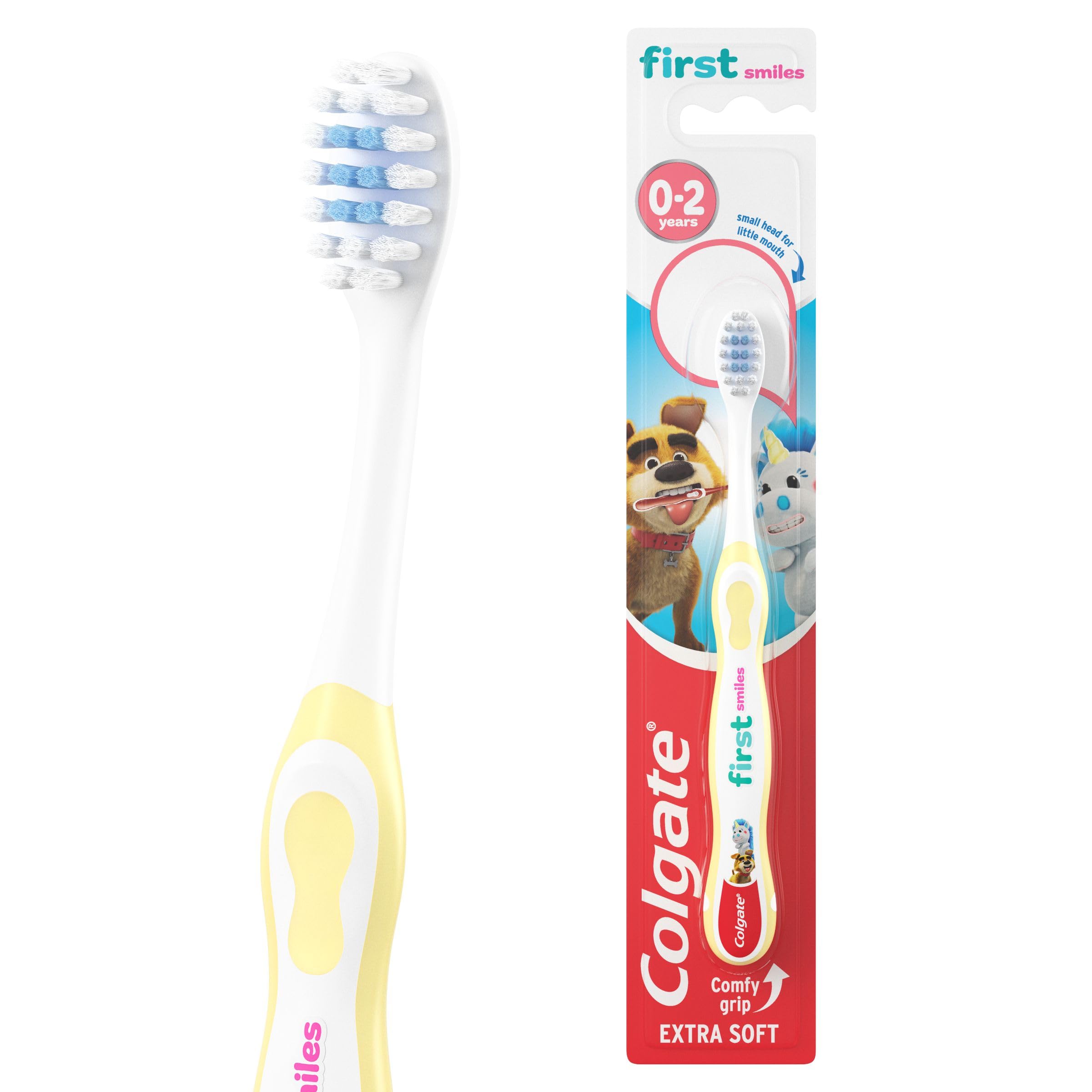 Colgate Kids 0-2 Years Manual Toothbrush, Extra Soft (First Smile)