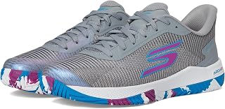 Skechers Viper Court Rally Performance Pickleball Athletic Shoes – Low Top Mesh Leather Training Trainers for Indoor Use, Men