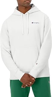 Champion Men's Pullover Fleece Hoodie, Standard Fit, Midweight, C Logo, Available in Regular And Big & Tall