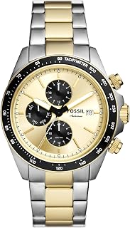Fossil Men's Watch, Autocross Multifunction Stainless Steel Watch for Men