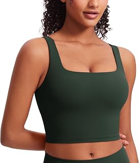 CRZ YOGA Butterluxe Square Neck Short Tank Top