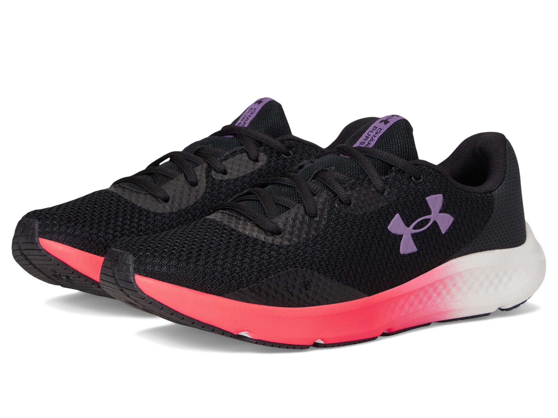 Under Armour UA Charged Pursuit 3, Women's Trainers, Black/White, 39 EU
