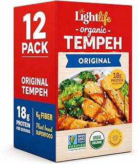 Organic Tempeh Original - 12-Pack Case (8 oz each)
