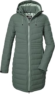Killtec Damen Kow 96 Wmn Qltd Ct Steppmantel/Funktionsmantel in Daunenoptik mit abzippbarer Kapuze (1er Pack)