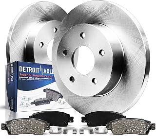 Detroit Axle - Rear Brake Kit for 2011-2017 Honda Odyssey 2009-2014 Pilot | 2007-2013 Acura MDX 2010-2013 ZDX Disc Brakes Rotors and Ceramic Brake Pads w/Hardware 2012: 13.15" inch Rotor