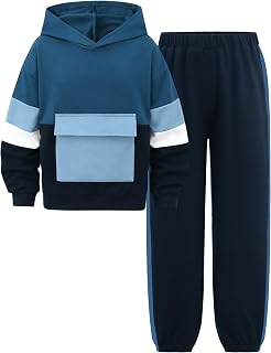 GEMLON ボーイズ パーカー コントラスト スウェットシャツ スウェットパンツ ボーイズ 服 6-14歳