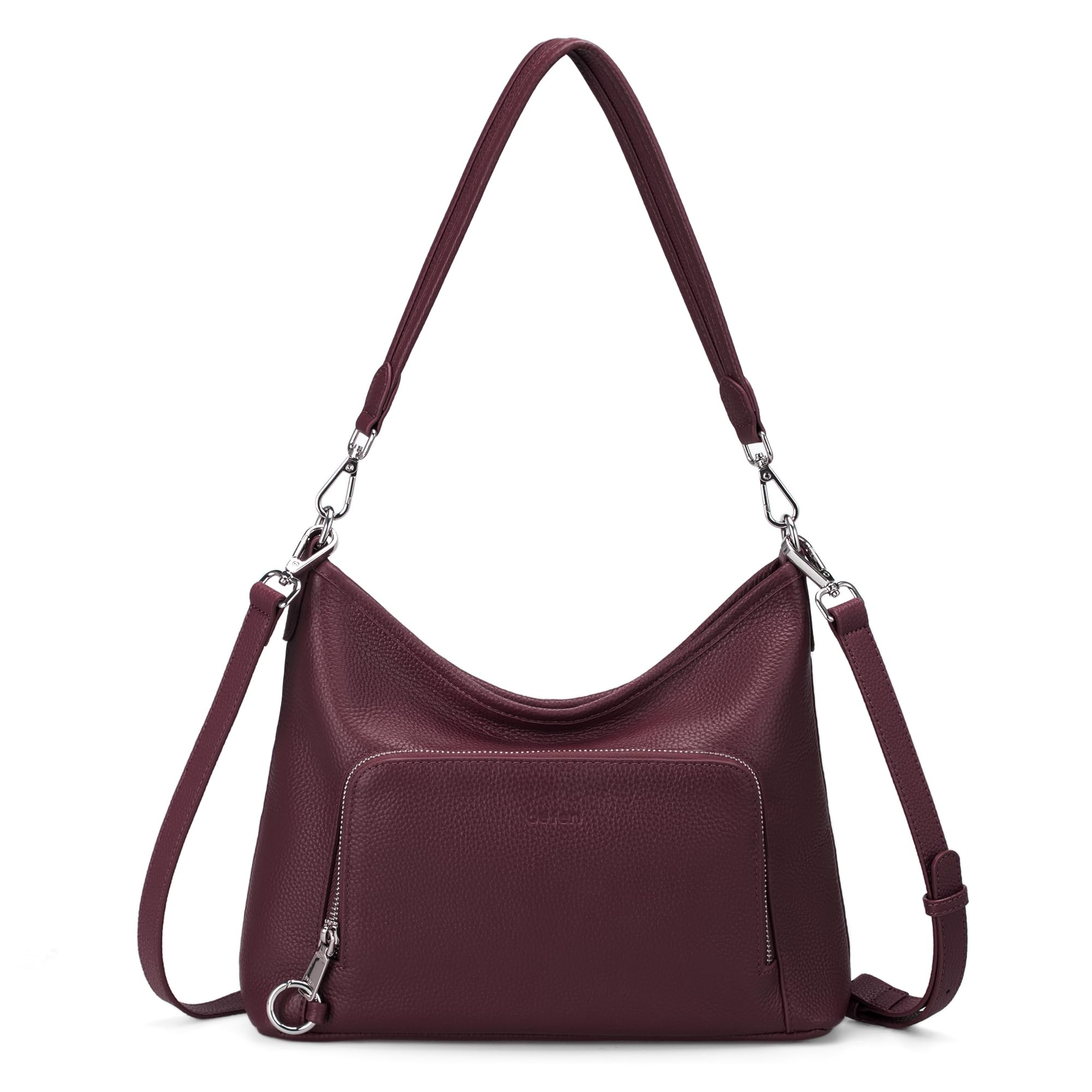 befen Hobo Genuine Leather Handbags for Women, Anti-Theft with Integrated RFID W