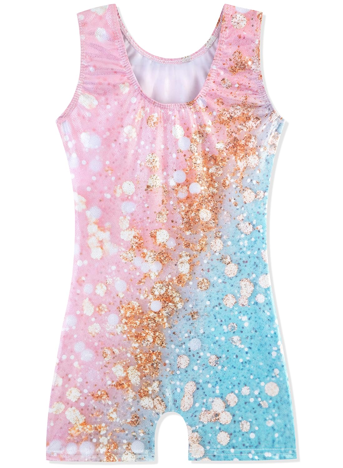 HOZIY Gymnastics Leotards for Girls Unicorn Aurora Rainbow Mermaid Dinosaur Cupc