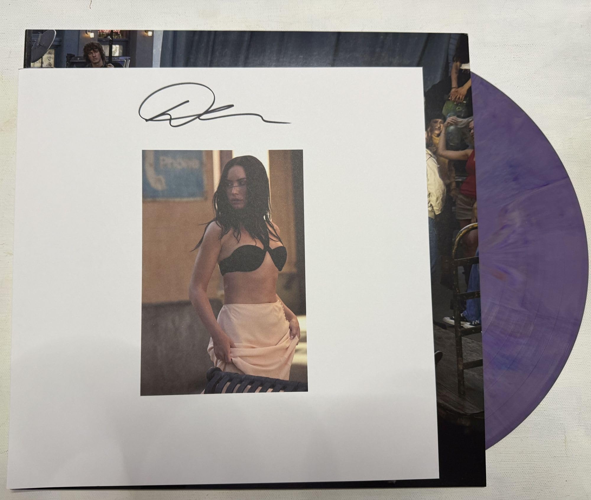 Demi Lovato Signed Autographed "It's Not That Deep" Record Album Insert - Lifeti