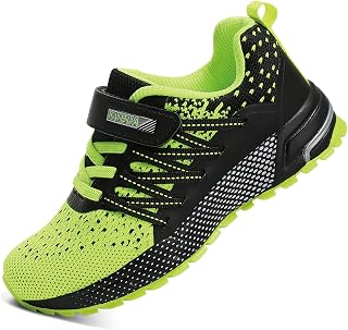 KUBUA Kids Sneakers Lightweight Boys Girls Tennis Shoes | Breathable, Comfortable, Non Slip, Easy to Put On, Running, Walking, Gym, School, Daily Play, Toddler