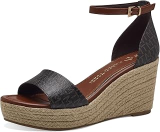 MARCO TOZZI Women's Wedge Heel Sandals with Adjustable Strap Summer