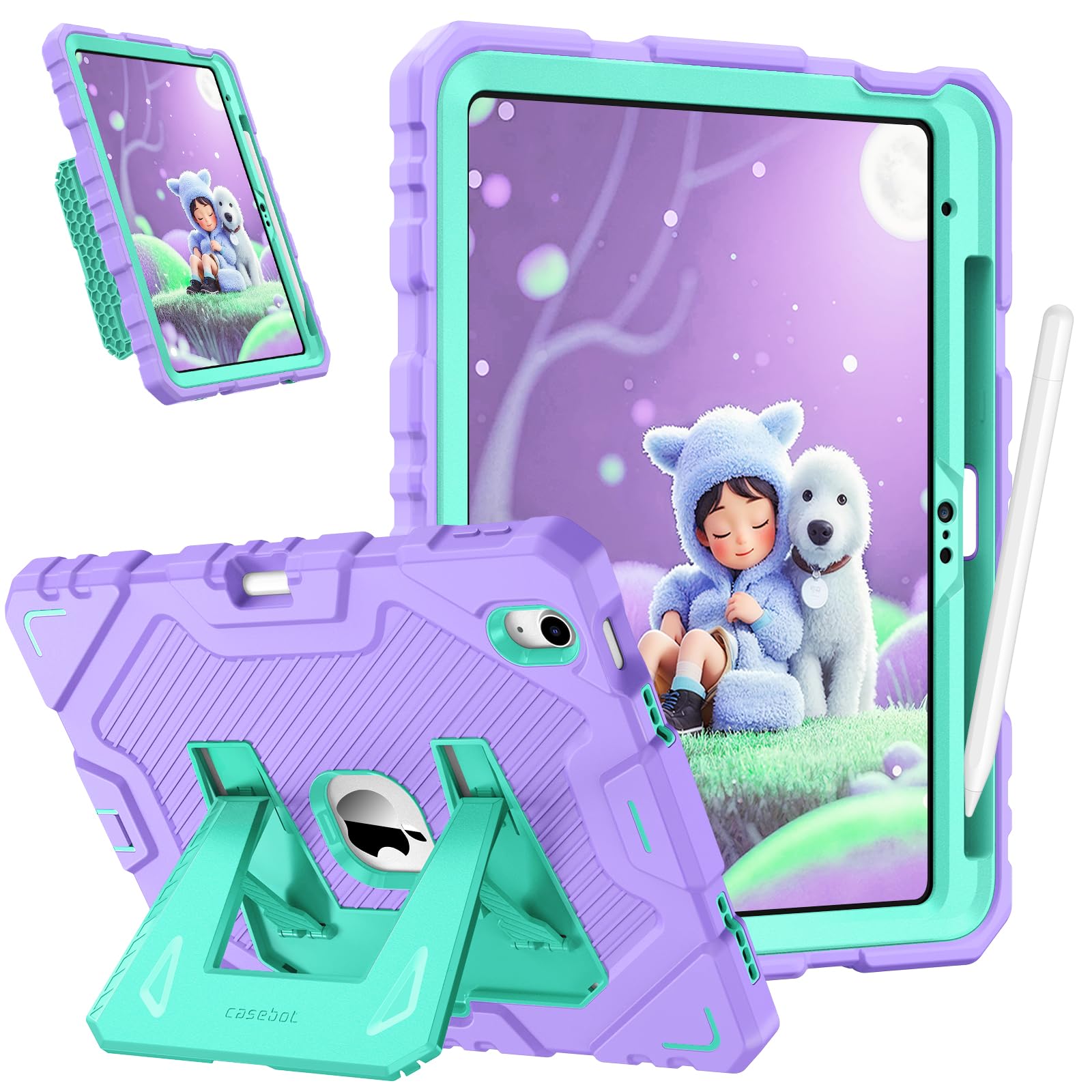 Fintie Kids Friendly Case for iPad (A16) 11th Gen 11 Inch (2025) iPad 10th Gen 1