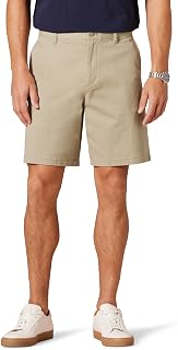Amazon Essentials Short Chino Extensible Coupe Classique en Mélange de Coton 23cm Homme