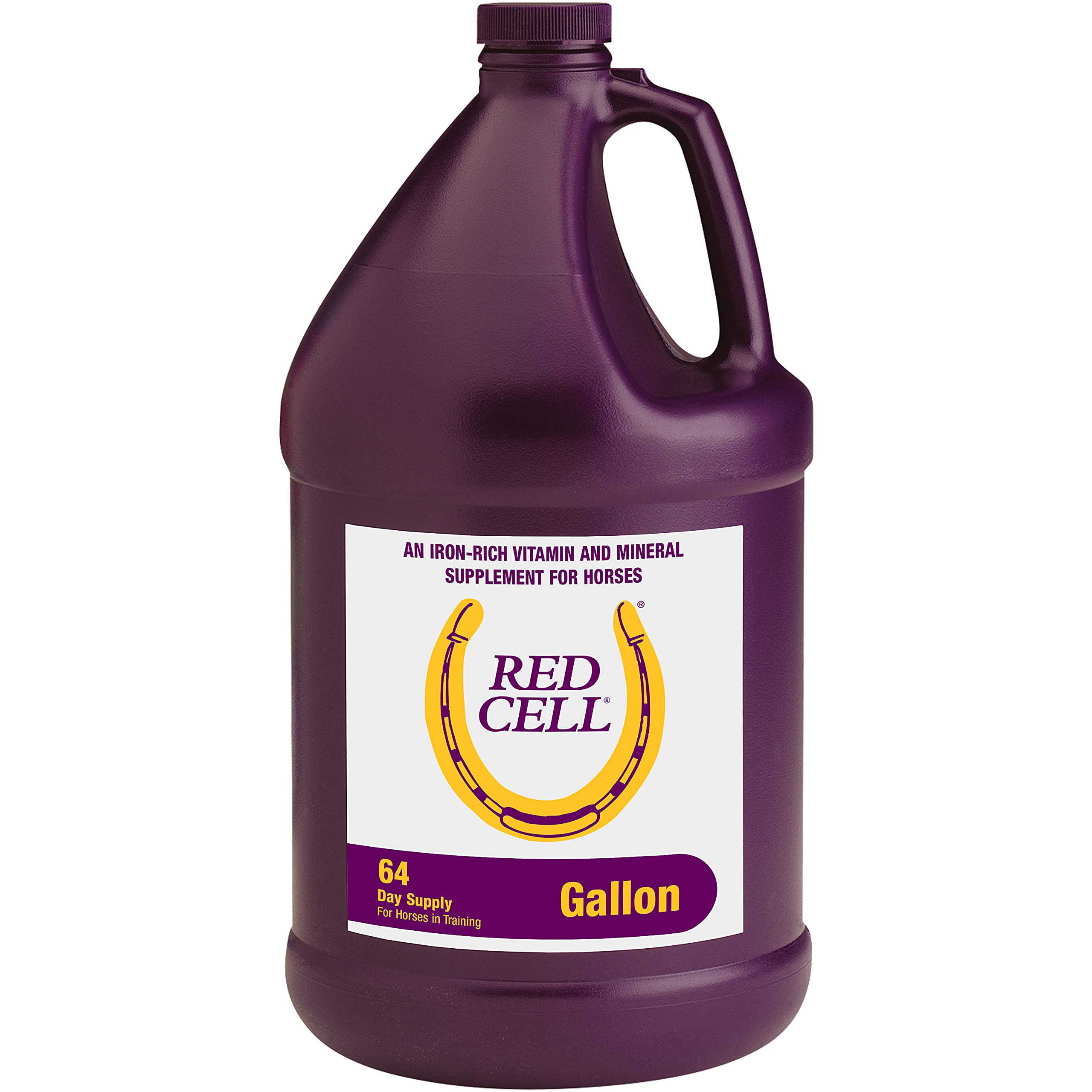 Farnam Horse Health Red Cell, Liquid Vitamin-Iron-Mineral Supplement for Horses,