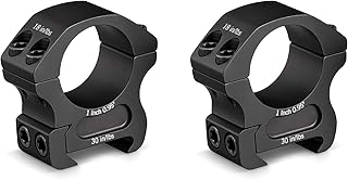 Vortex Pro Series Riflescope Rings | Picatinny & Weaver Compatible, Laser Engraved Torque Specs, Made in USA - Unlimited, Unconditional Warranty