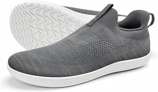 Sosenfer Barefoot Shoes Men and Women Wide Toe Box Slip-On Trainers
