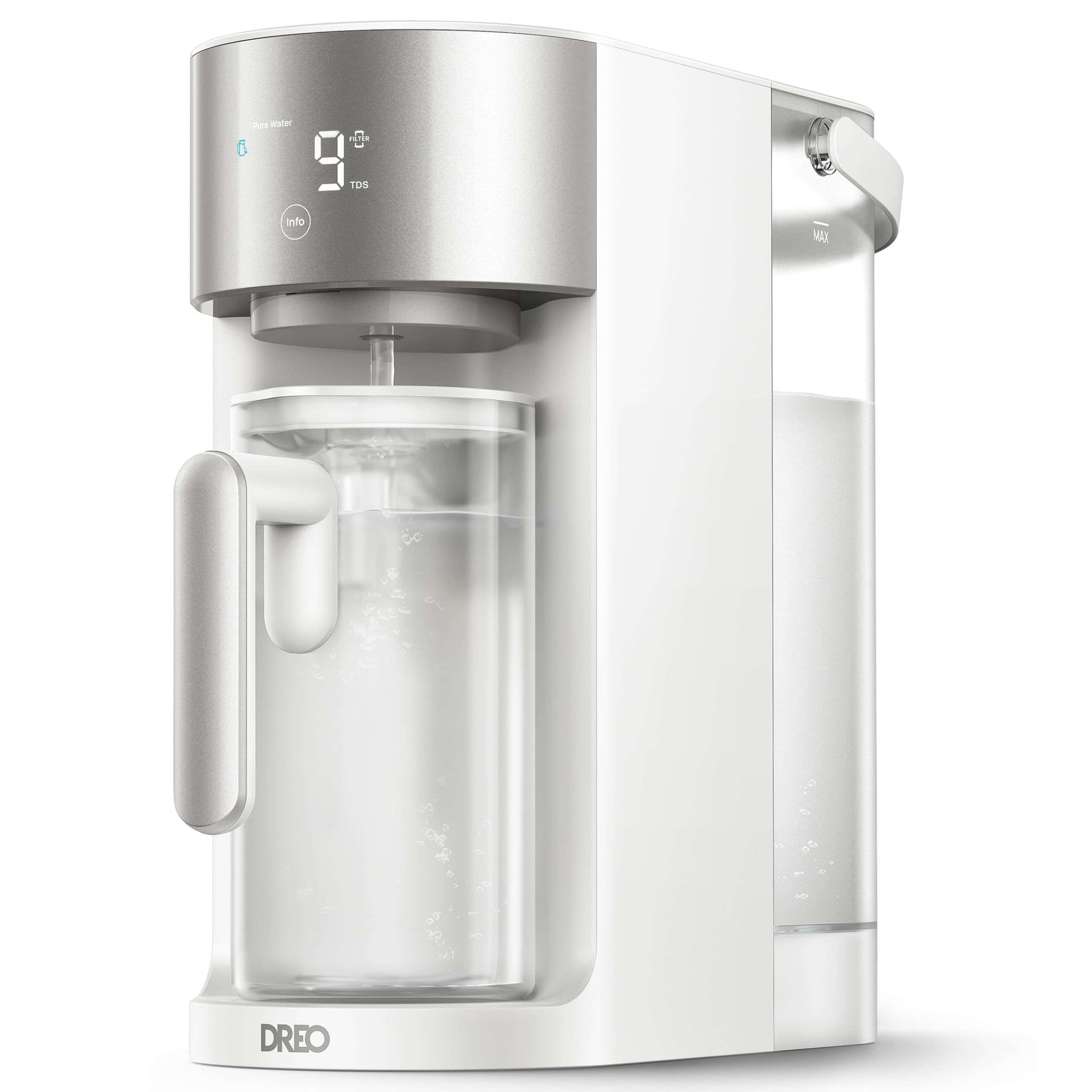 DREO Reverse Osmosis Water Filter System Countertop, RO Water Filter 112 3L | RO