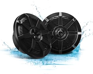 BOSS Audio Systems MR62B 6.5 Inch Marine Boat 400 Watt 2 Way Speaker Pair
