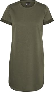 Vero Moda Vmsashamilla SS Sweat Dress Noos Dress Women (Pack of 1)