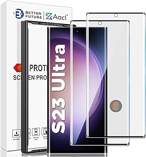 AACL for Samsung Galaxy S23 Ultra Screen Protector Tempered Glass 3D Curved