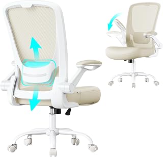 SONGMICS Office Chair, Ergonomic Computer Chair with Headrest