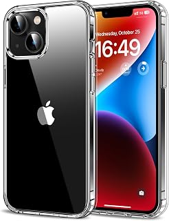 HOOMIL Case for iPhone 14, Anti-Yellowing, Crystal Clear