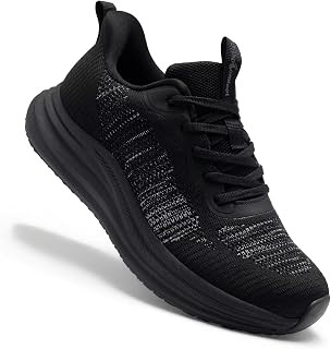OrthoComfoot Men's Orthopedic Road Running Shoes: Comfortable Casual Arch Supports Plantar Fasciitis Orthotic Athletic Sneakers, Casual Sports Tennis Work Walking Shoes for Foot Heel and Pain Relief