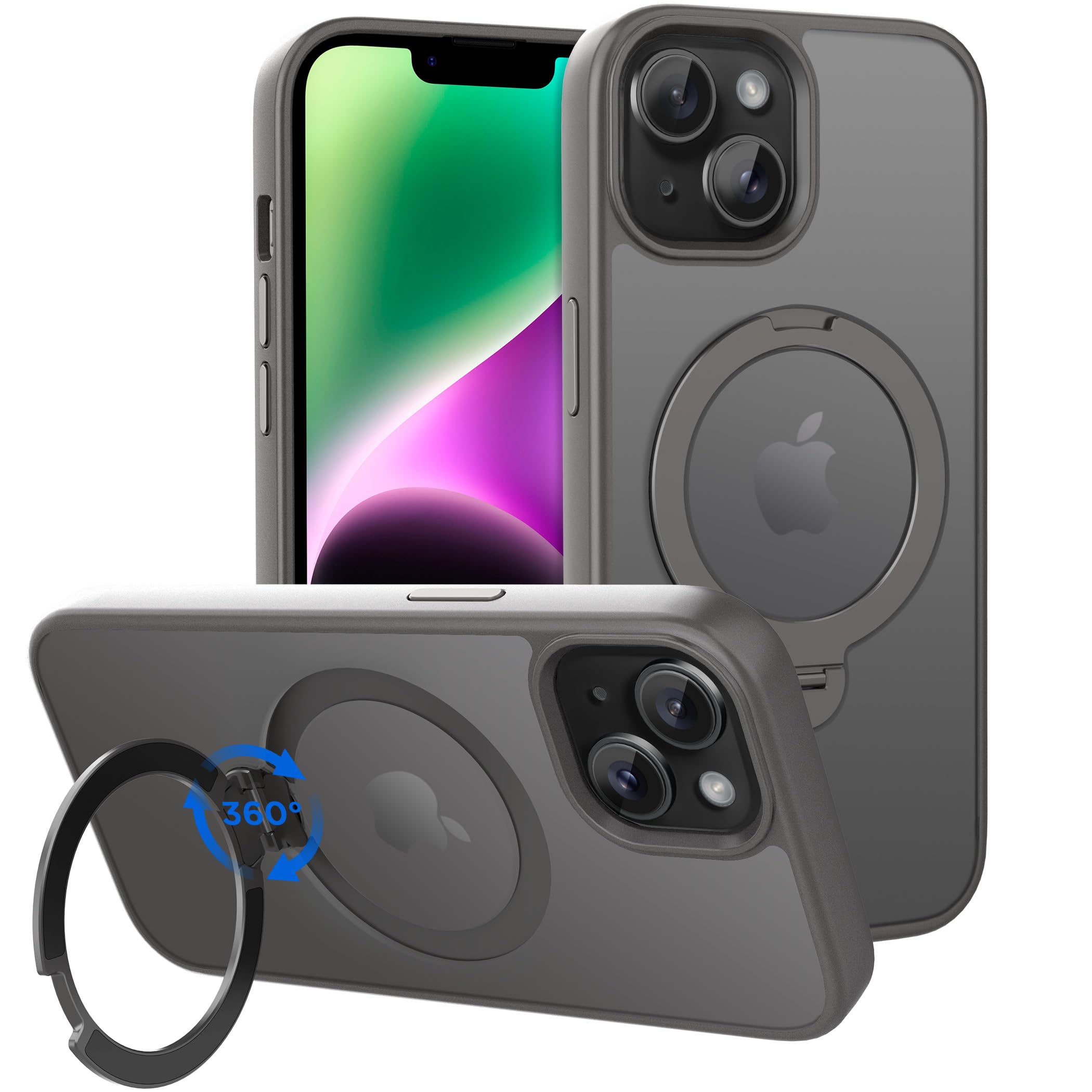 CACOE Case for iPhone 13/14 with Camera Protection, Compatible with MagSafe