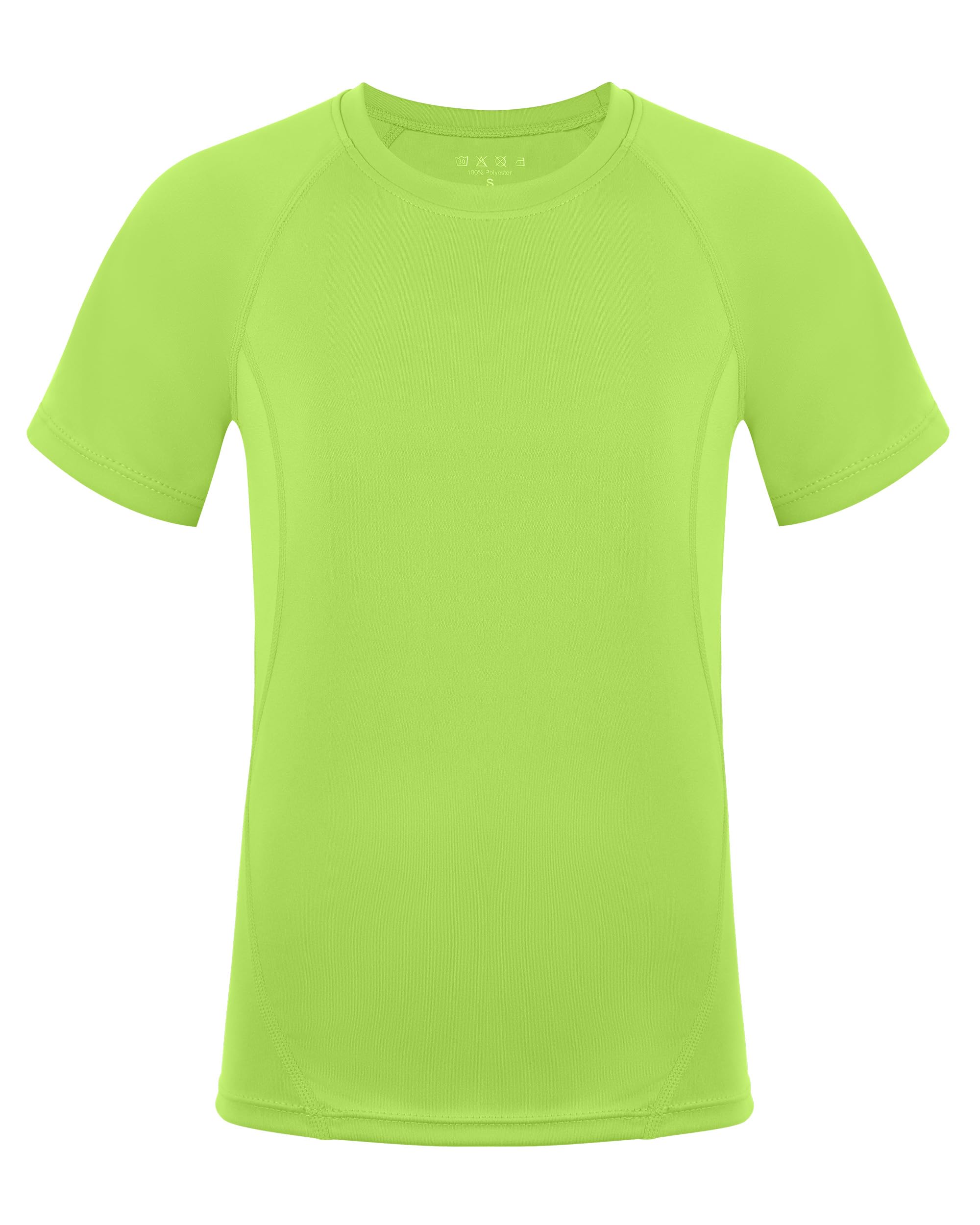 Roadbox Boys Rash Guard Short Sleeve, Swim Shirt UPF 50+ Sun Protection, Kids Qu