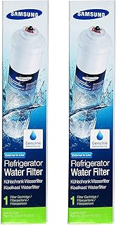 Samsung HAFEX/EXP 2 x Aqua Pure Plus Water Filters External Spare Parts for Refrigerator, White