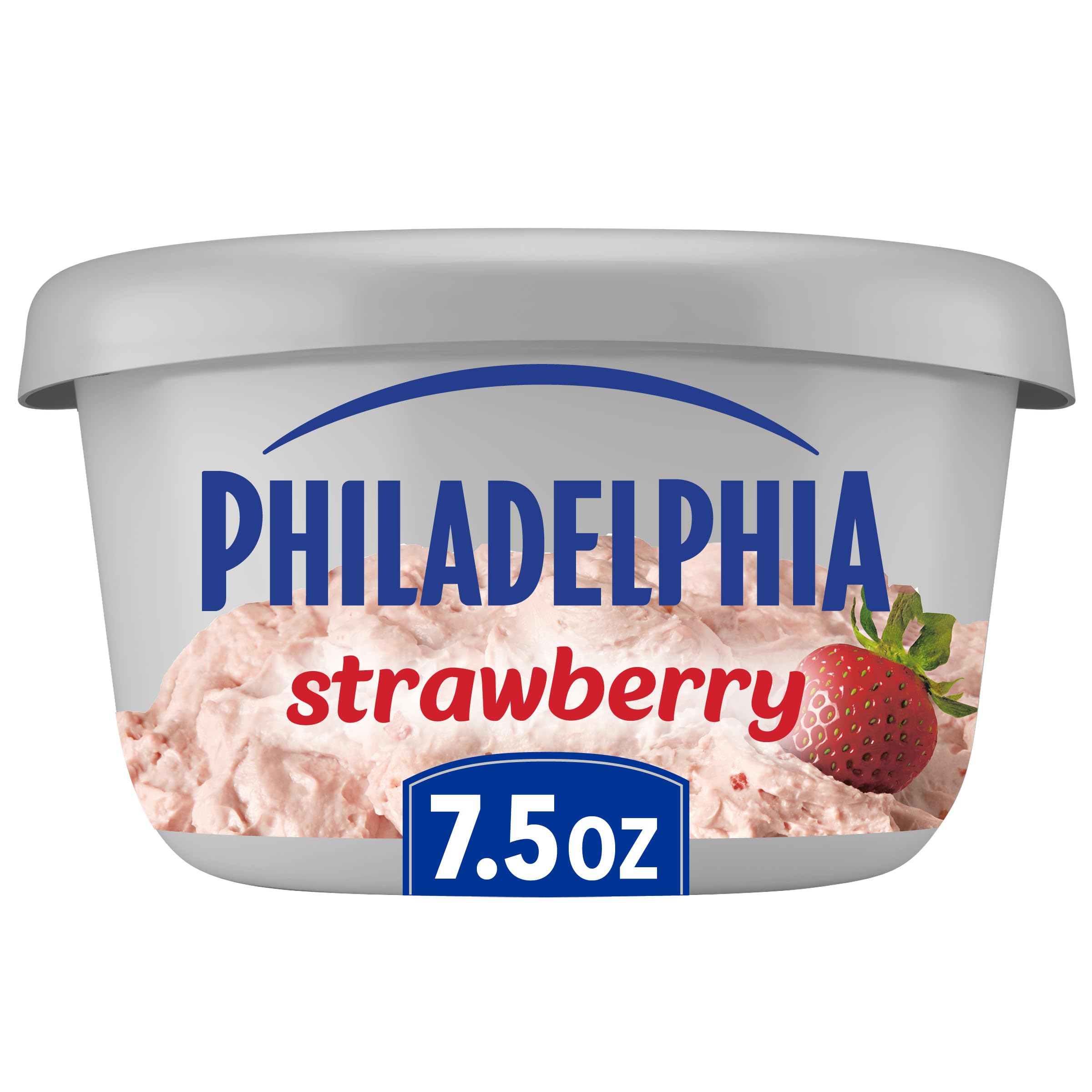 Philadelphia Flavored Cream Cheese Spread, Strawberry, 7.5 oz | for Smooth Sprea