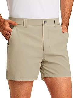 PULI Men's Golf Shorts 5'' Inseam Waterproof Quick Dry Stretch Breathable
