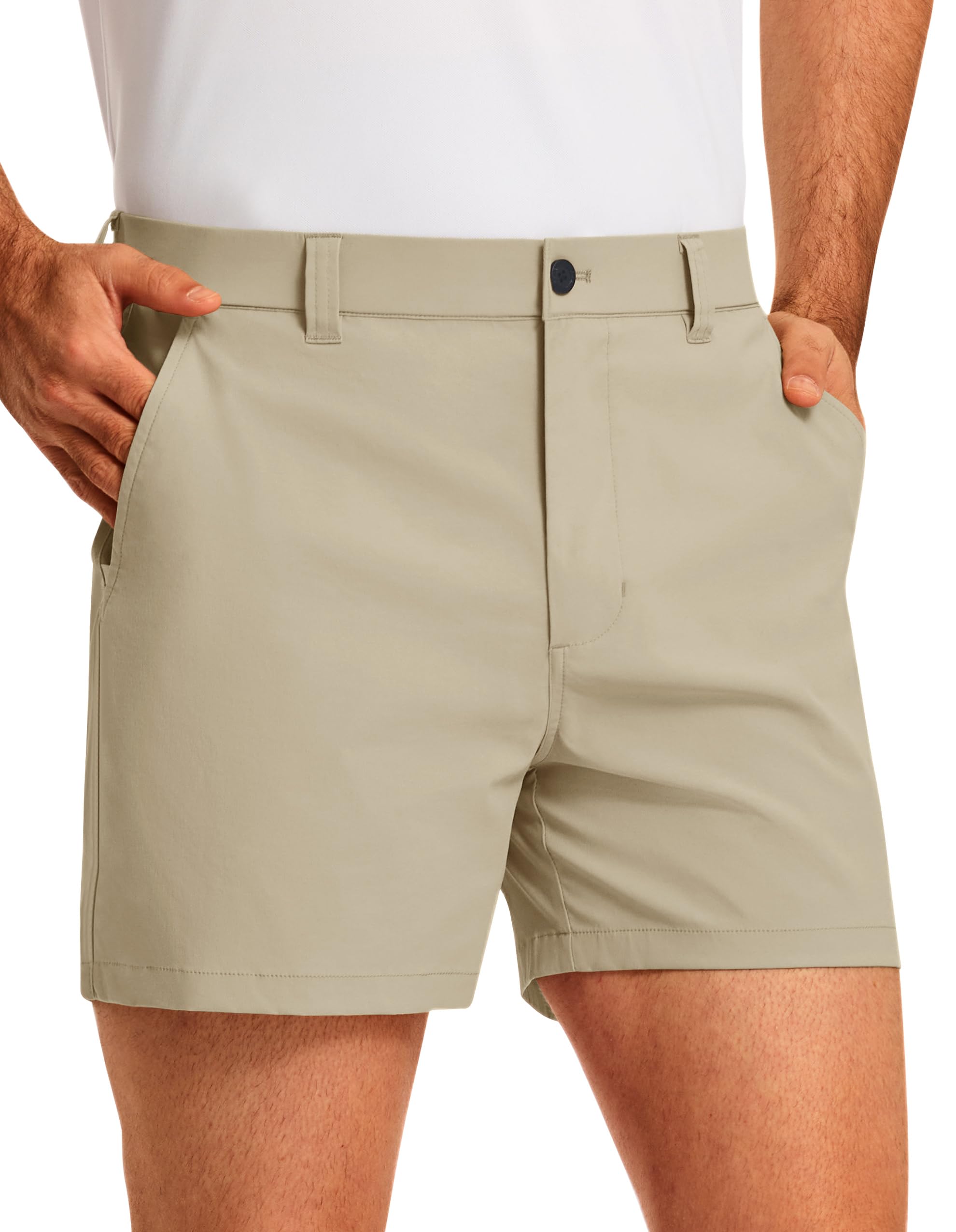 PULI Men's Golf Shorts 5'' Inseam Waterproof Quick Dry Stretch Breathable