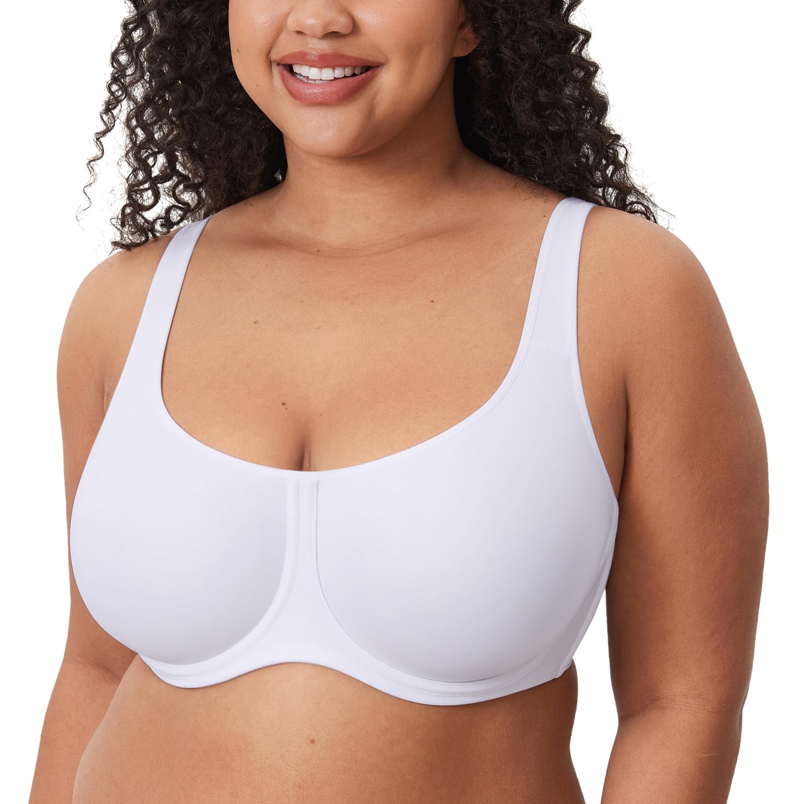 DELIMIRA Women's Plus Size Full Cup Bra